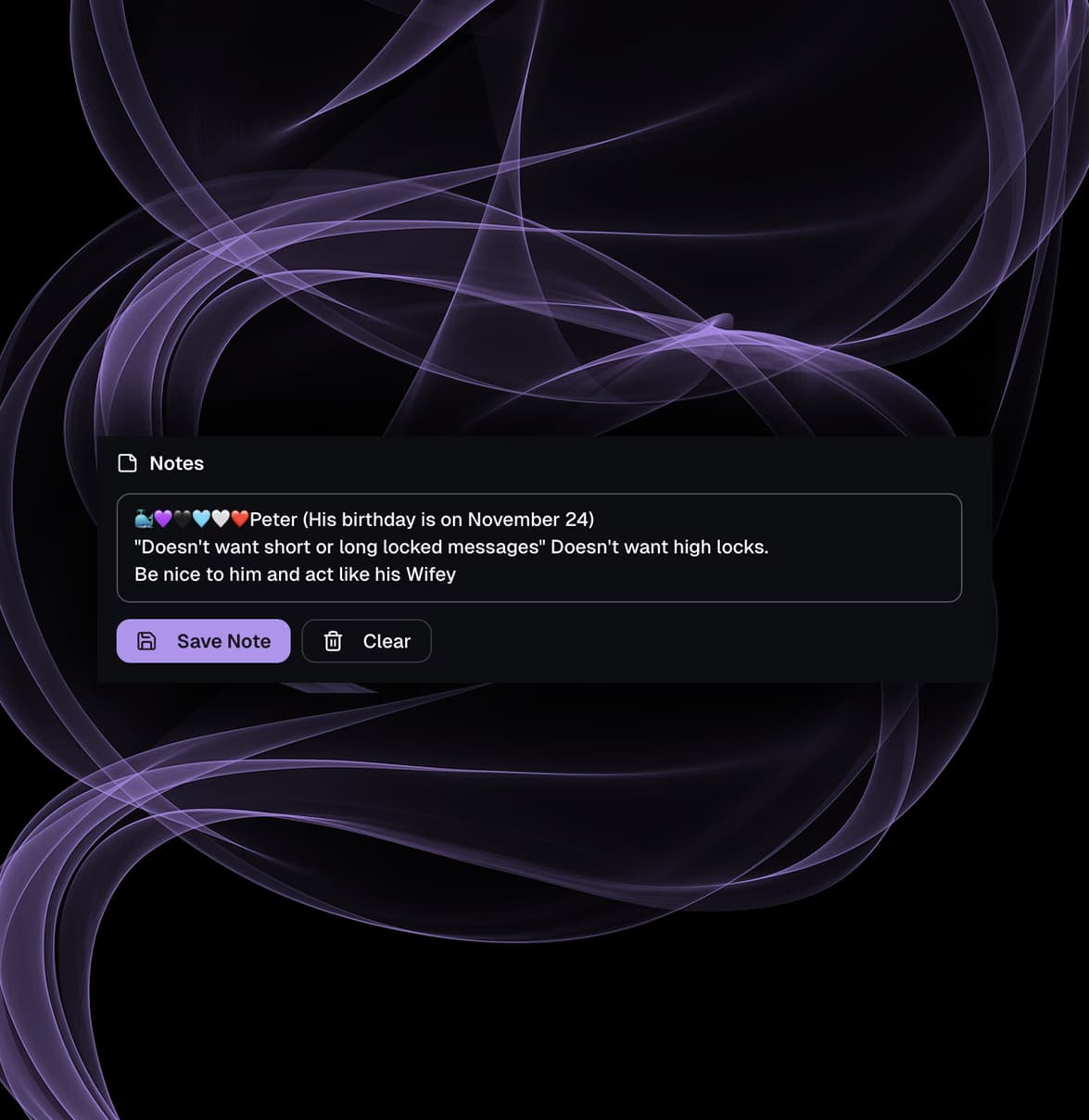 OnlyFans team notes and collaboration on fan profiles