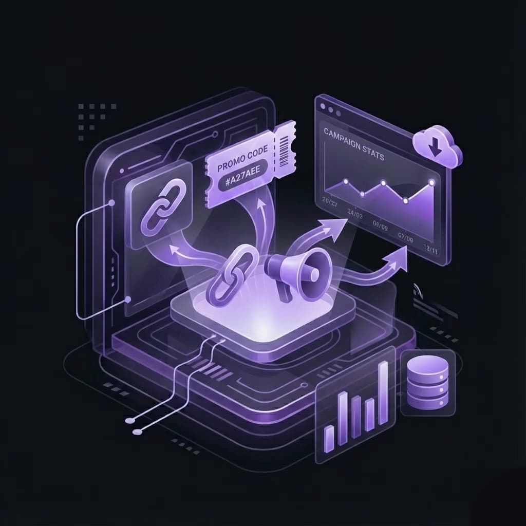 Links and campaigns export illustration