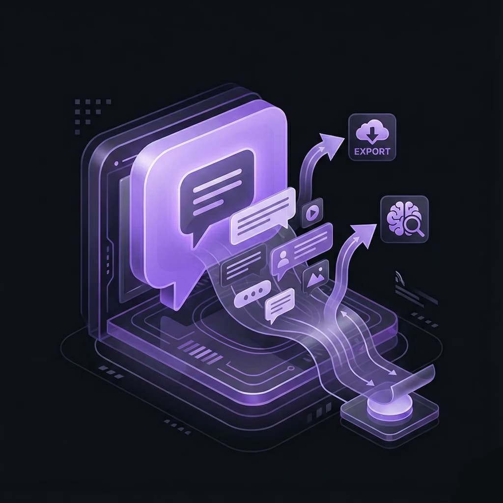 Messages export illustration