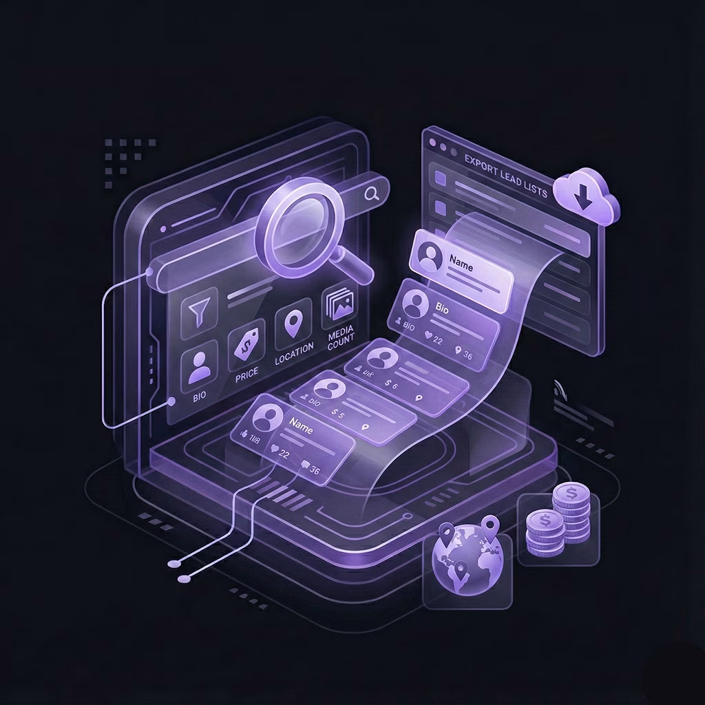 Public profiles export illustration
