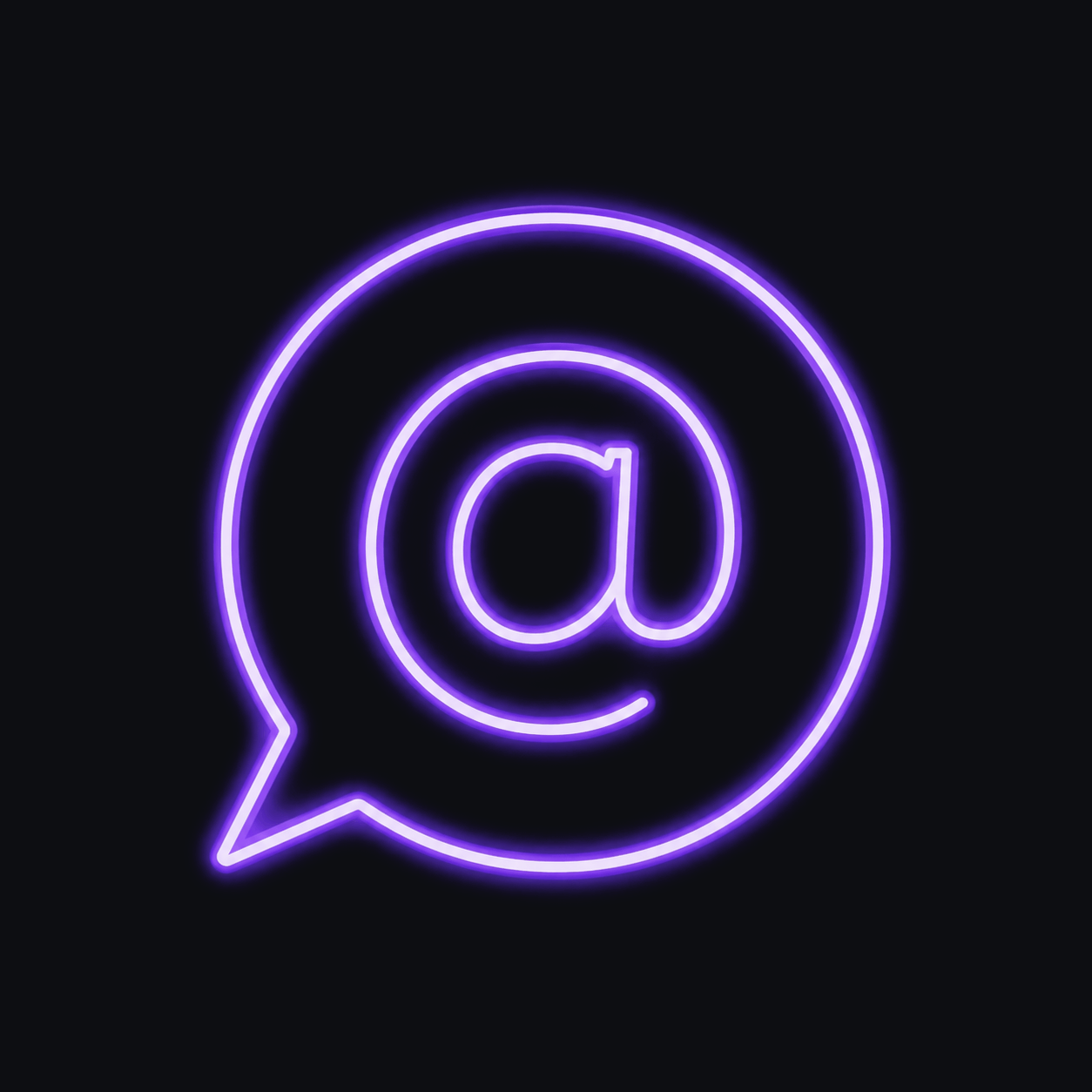 Tag FansBot in chat illustration