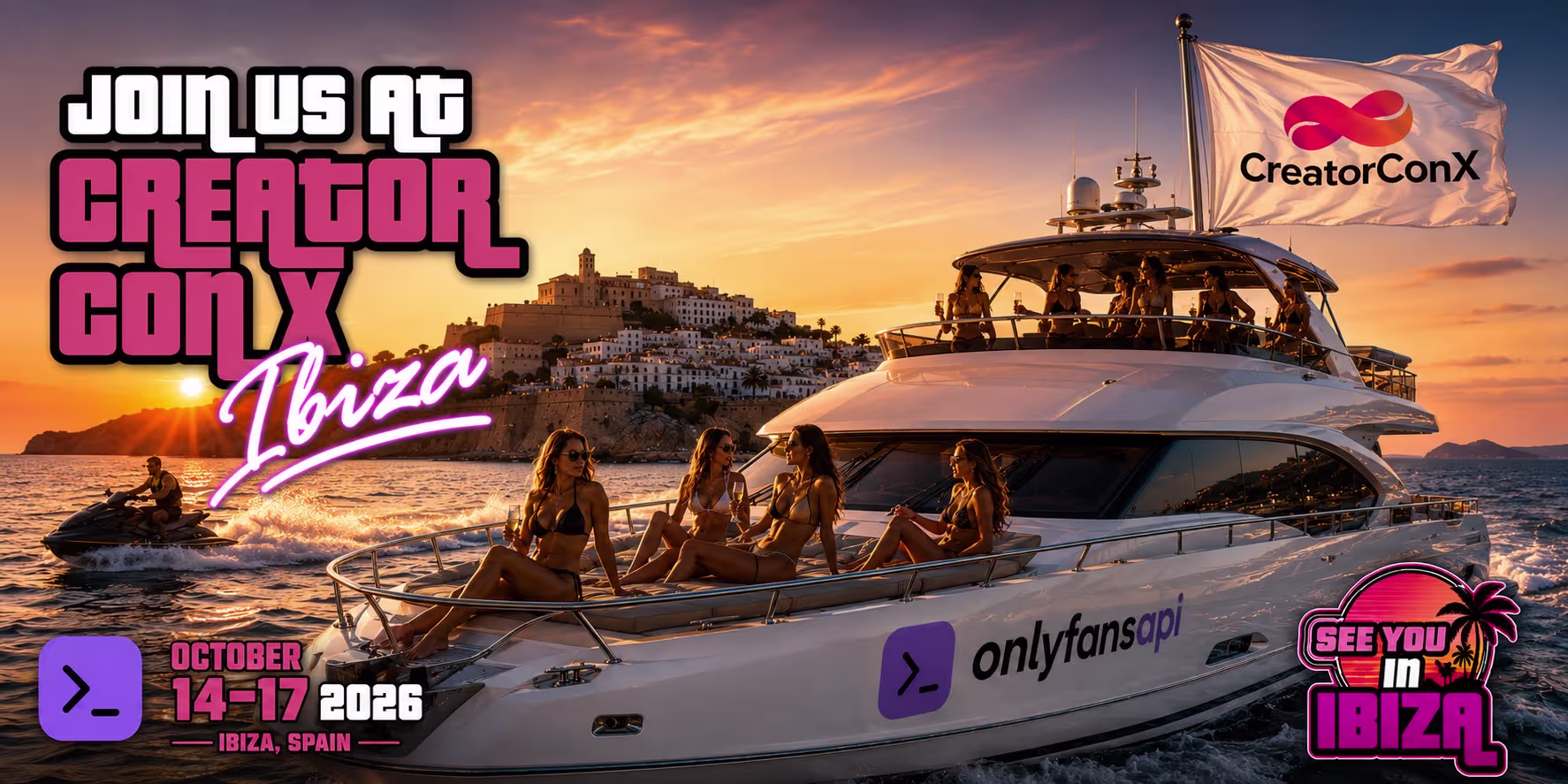 CreatorConX Ibiza 2026 — Europe's first premium B2B summit for the creator industry